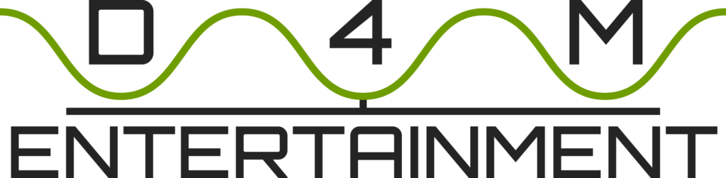 Logo von D4M Entertainment. Videoproduktionsunternehmen